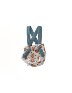 Cubrepañal con tirantes reversible