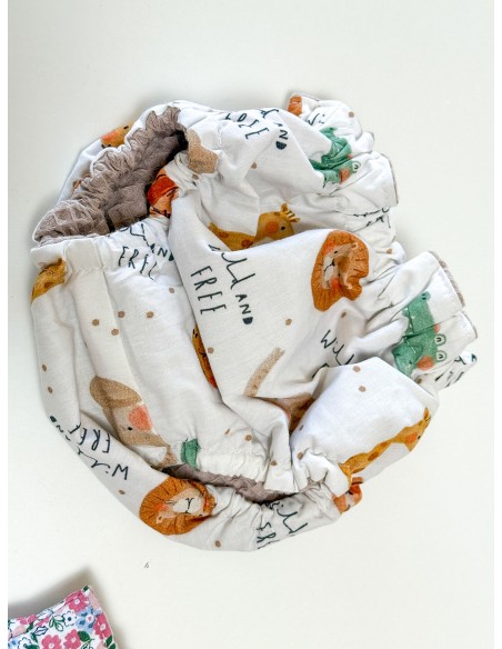 Cubrepañal sencillo reversible