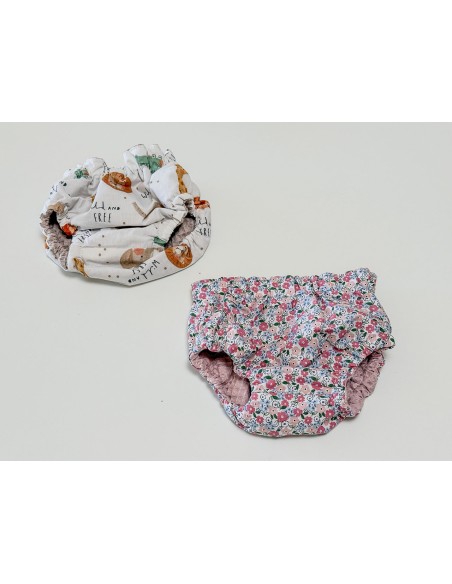 Cubrepañal sencillo reversible