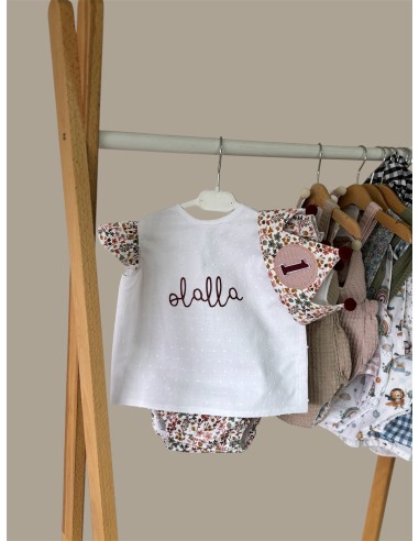 Blusa abierta y Cubrepañal