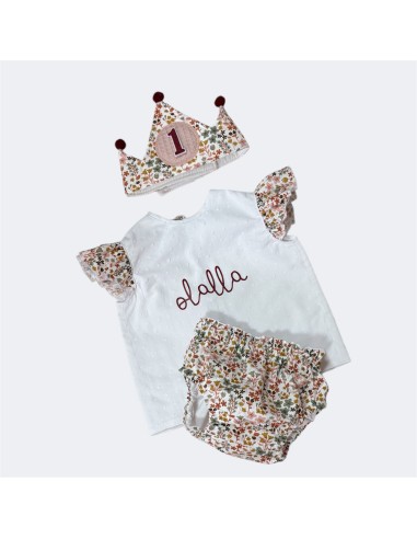 Blusa abierta y Cubrepañal